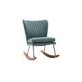 Rocking Chair met Gestroomlijnd Ontwerp en Houten Voeten